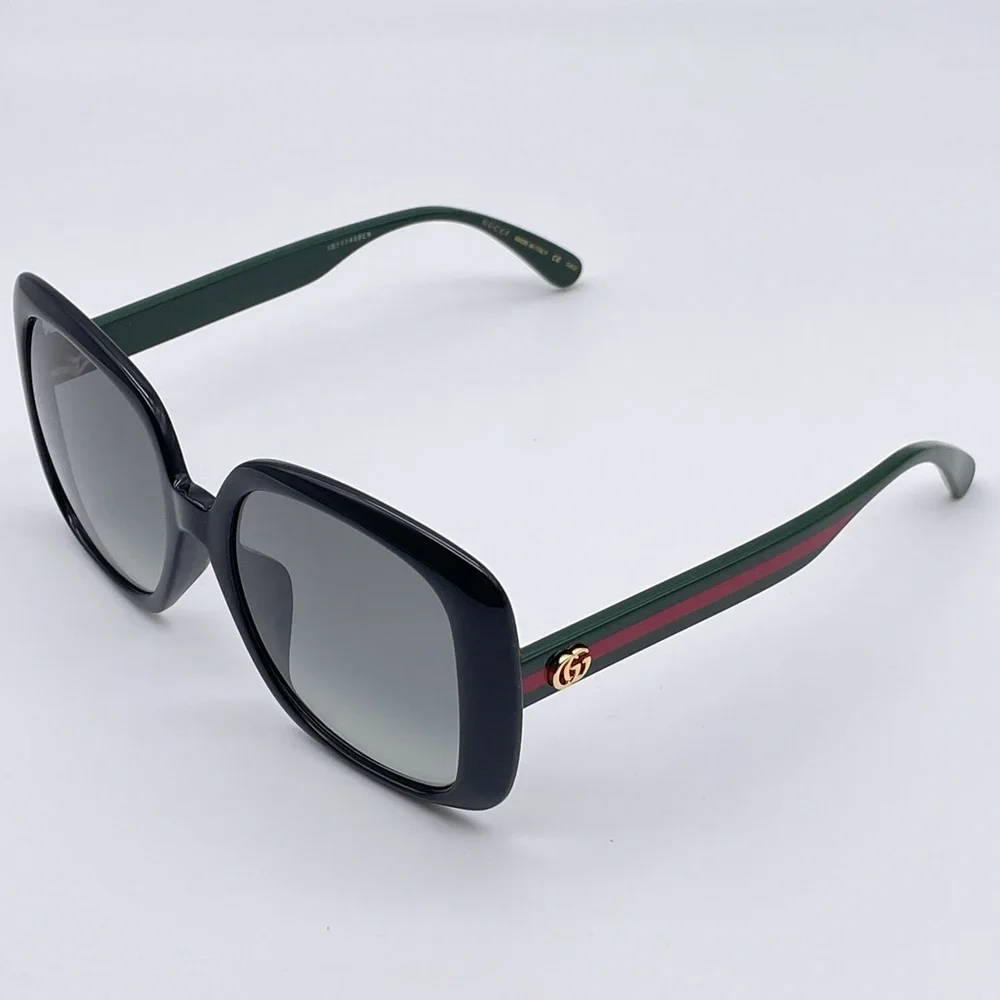 BRAND NEW GUCCI GG0714SA 001 Square Women Sunglasses - Picture 9 of 13